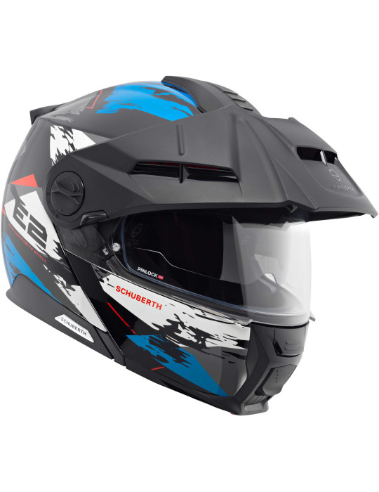 Schuberth E2 Trail Blue Gloss modular helmet