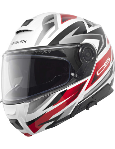 Schuberth C5 Zenith Red Gloss Modular Helm